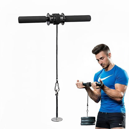 Wrist Roller Forearm and Grip Strength Trainer